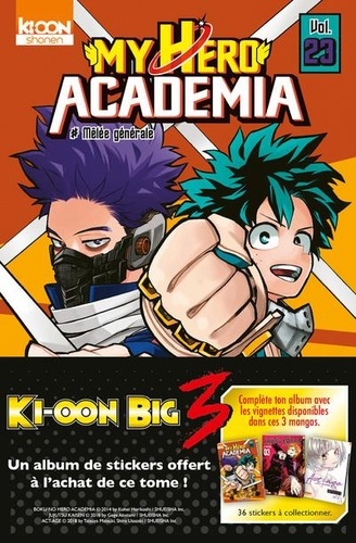 My Hero Academia Tome 23 - Mêlée générale - Avec un album de stickers offert