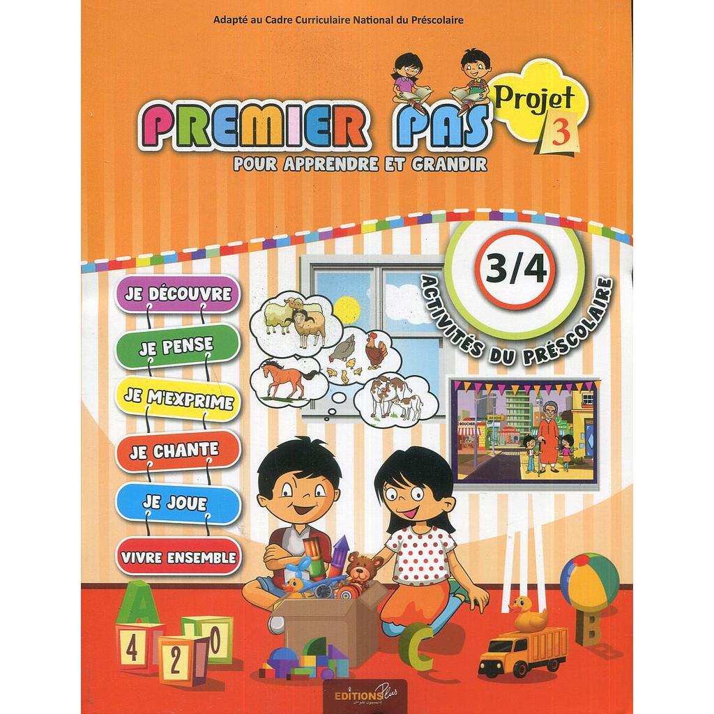 Premier pas pour apprendre et grandir PS 3/4 ans : Projet 3