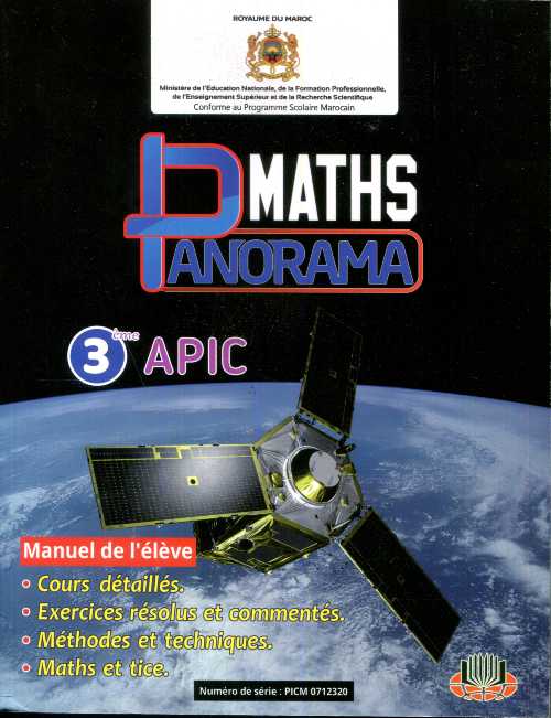 Panorama Maths 3 AC manuel de l'élève