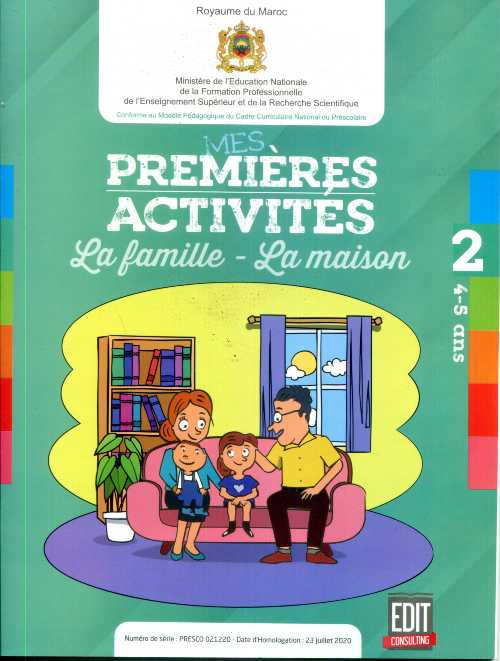 Projet 2 Mes Premières Activités 4/5 La famille La maison