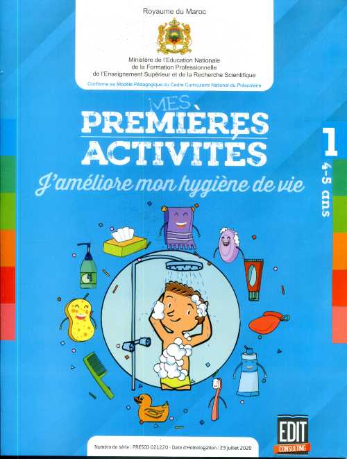 Projet 1 Mes Premières Activités 4/5 J'améliore mon hygiène de vie