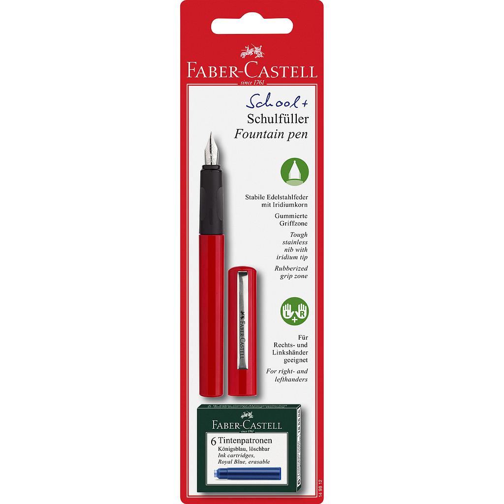 Stylo à plume Rouge +Cartouche