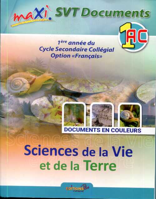 Maxi SVT Documents 1AC Option Français