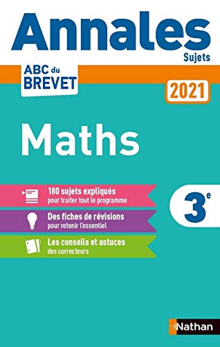 Annales ABC du Brevet 2021 Maths - Non Corrigé