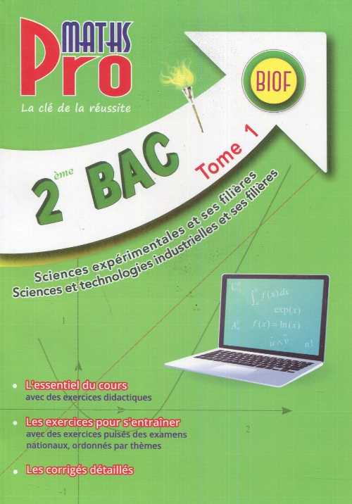 Pro Maths 2ème BAC T 1 Biof