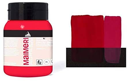 Peinture Acrylique 500Ml Rouge permanant moyen