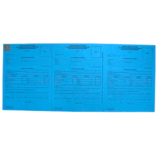 Dossier certificat médical d'aptitude pour permis