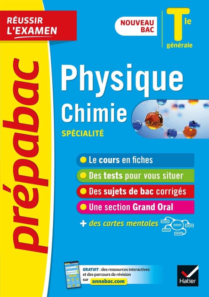 Prépabac - Physique-Chimie Tle générale et spécialité