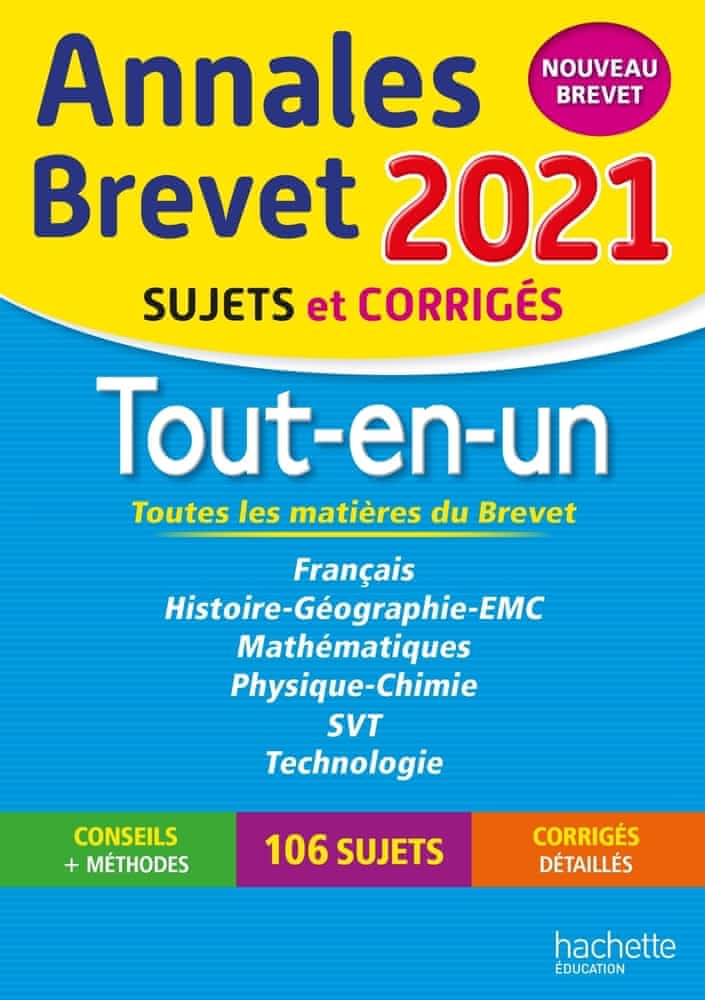 Annales Brevet 2021 - Tout-en-un 3e