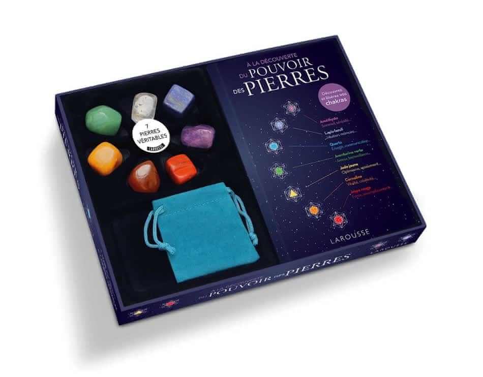 Coffret A la découverte du pouvoir des pierres  - Avec 7 pierres véritables
