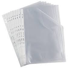 Pochettes perforées A4 Paquet de 20 pcs 80 micron