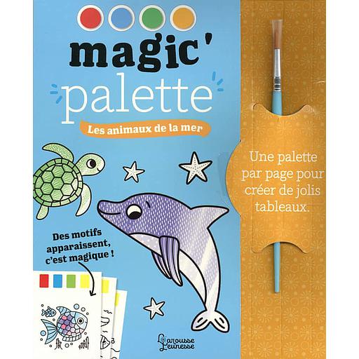 Magic Palette ! Les animaux de la mer  - Avec 1 pinceau