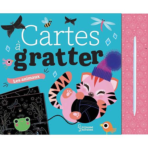 Cartes à gratter - Les animaux  - Avec 1 stylet
