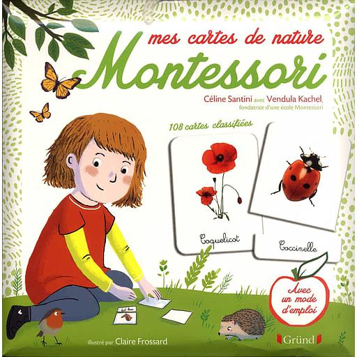 Mes cartes de nature Montessori  - 108 cartes classifiées, avec un mode d'emploi