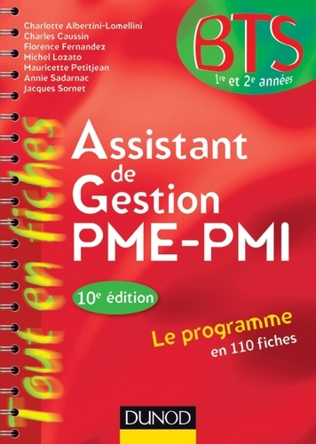 Assistant de gestion PME-PMI, BTS 1e 2e années