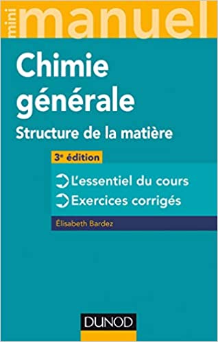 Mini manuel de chimie générale  - Chimie des solutions, cours et exos