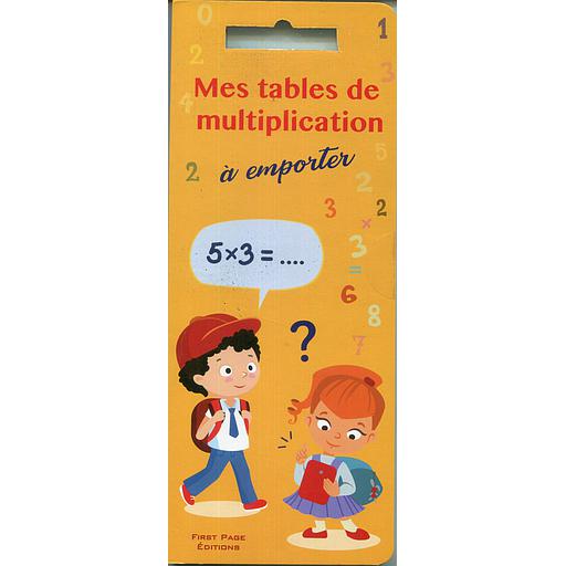 mes tables de multiplication