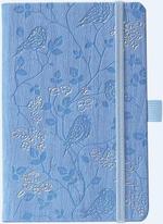 Carnet ligné avec pochette à soufflet intégrée - Oiseaux