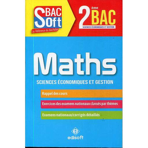 Soft Bac Maths 2 Bac Sc Economques et Gestion