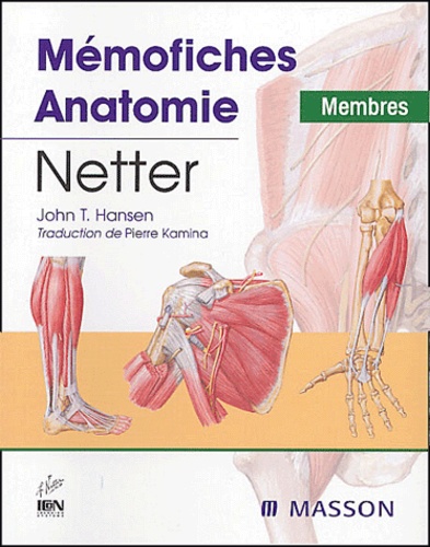 Mémofiches Anatomie Netter  - Membres