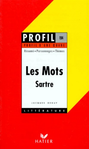 "Les mots" (1964), Sartre  - Résumé, personnages, thèmes
