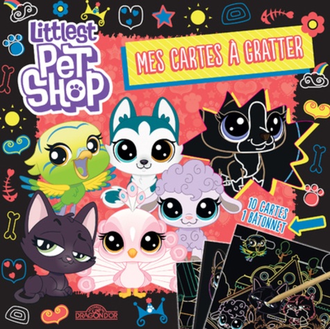 Mes cartes à gratter Littlest Pet Shop  - Avec 1 bâtonnet