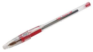 Stylo Bille Cristal Grip Rouge 20p