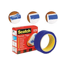 Scotch Ruban Adhésif Secure Tape Bleu