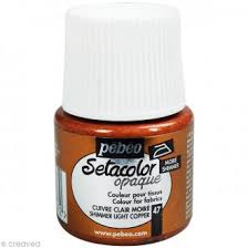 Peinture pour Tissu Marron