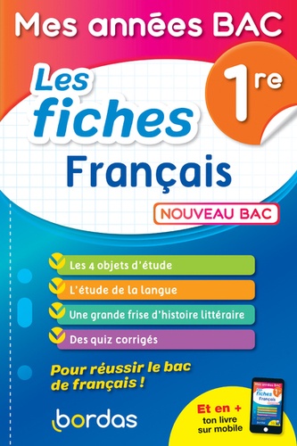 Français 1re  - Les fiches