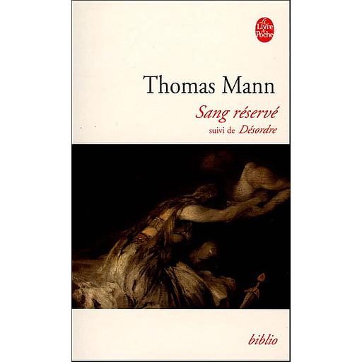 Sang réservé suivi de Désordre