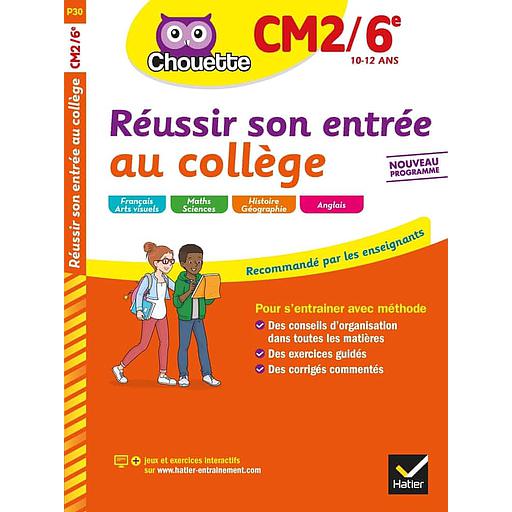 Réussir son entrée au collège CM2/6e