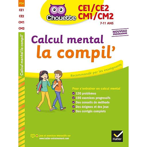 Calcul mental la compil'  - CE1/CE2/CM1/CM2
