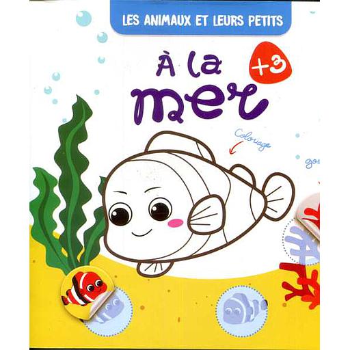 Les animaux et leurs petits A la mer