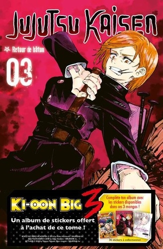 Jujutsu Kaisen Tome 3 - Retour de bâton - Avec un album de stickers offert