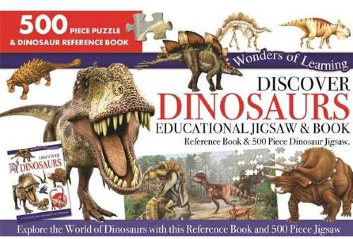 Coffret discover Dinosaurs puzzle - 500 piece puzzle