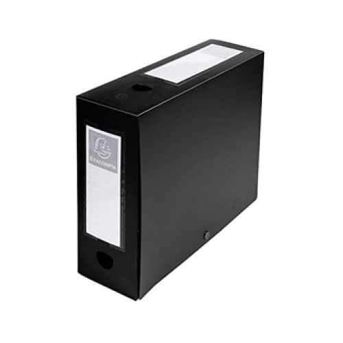 Boite d'archive en Polypropylène Noir - Dos 14