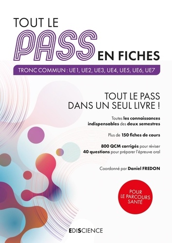 Tout le PASS en fiches - Tout le PASS dans un seul livre ! - Campus
