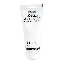 Peinture Acrylique Pébéo Studio High Visosity 100 ml Blanc vif