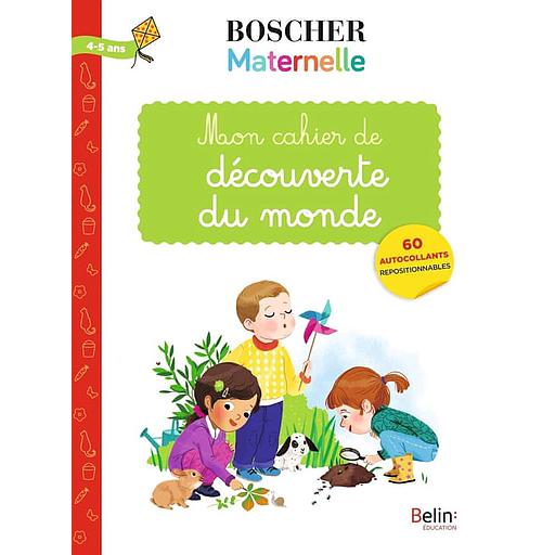Mon cahier de découverte du monde  - Avec 60 autocollants repositionnables