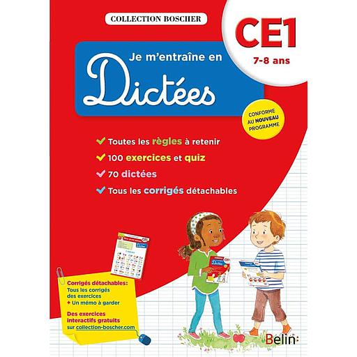 Je m'entraîne en dictées CE1  - 7-8 ans