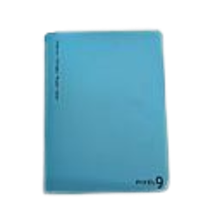 Cahier Piqué 17x22 cm 192P 90G Polypro Bleu Ciel Ref:07883