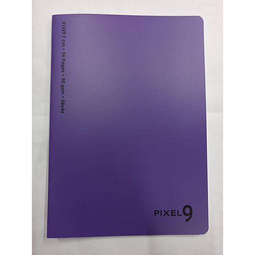 Cahier Piqué 21x29.7 cm 96P 90G Polypro Violet Ref:6593