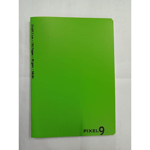 Cahier Piqué 21x29.7 cm 192P 90G Polypro Vert Clair