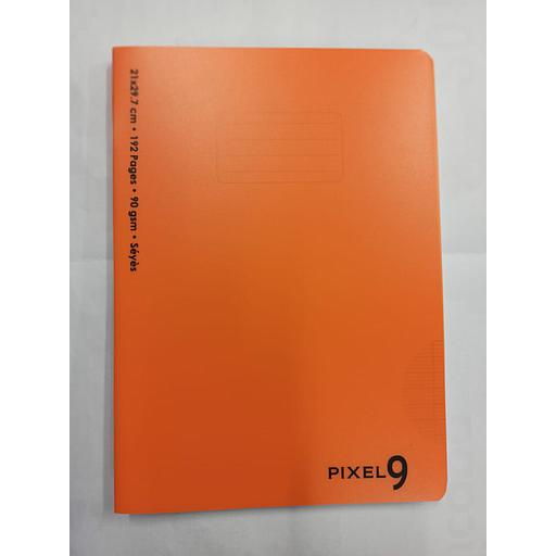 Cahier Piqué 21x29.7 cm 192P 90G Polypro Orange Ref:6598