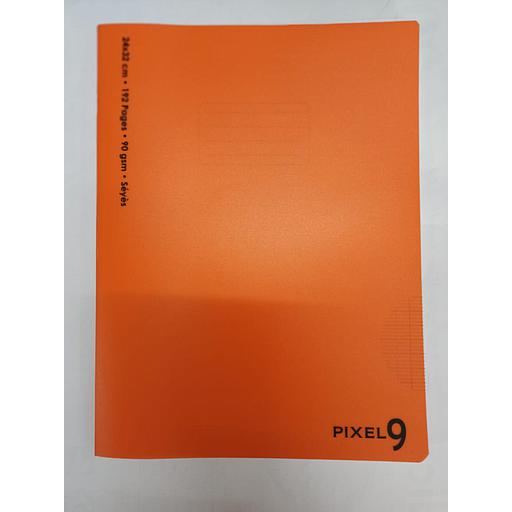 Cahier Piqué 24x32 cm 192P 90G Polypro Orange Ref:6610