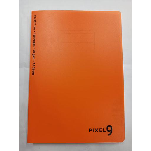 Cahier Piqué 21x29.7 cm 144P 90G Polypro Orange Ref:07891