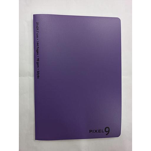 Cahier Piqué 21x29.7 cm 144P 90G Polypro Violet Ref: 7892