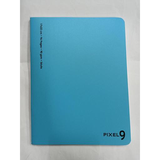 Cahier Piqué Bleu Ciel 17x22 cm 96P 90G Polypro Bleu Ciel Ref: 7881