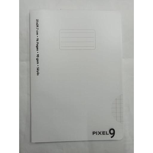 Cahier Piqué 21x29.7 cm 96P 90G Polypro Transparent